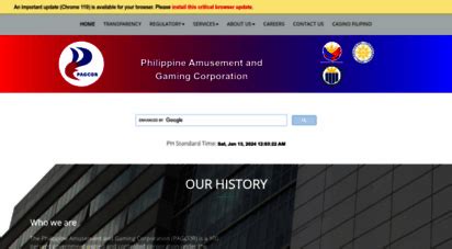 portal.pagcor.ph home|PAGCOR Official website.